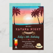 Invitation de Beach Havana (Devant / Derrière)