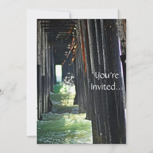 Invitation de Beach Party (Devant)