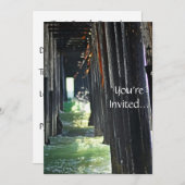 Invitation de Beach Party (Devant / Derrière)