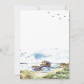 Invitation de Beach Solace (Dos)