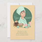 Invitation de beauté spa (Devant)