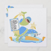 Invitation de bébé (Devant / Derrière)