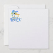 Invitation de bébé (Dos)