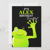 Invitation de bébé de jour intercalaire d'année (Devant)