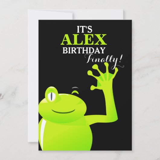 Invitation de bébé de jour intercalaire d'année (Devant)