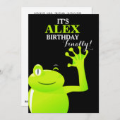 Invitation de bébé de jour intercalaire d'année (Devant / Derrière)