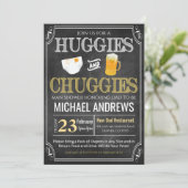 Invitation de bébé de la douche Man (Debout devant)