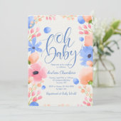 Invitation de bébé garçon (Debout devant)