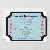 Invitation de bébé garçon Admettre un Customisé (Devant)