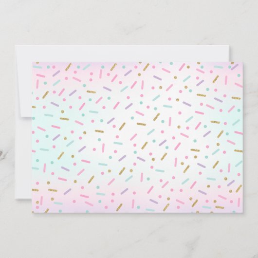 Invitation de Beignet Lever Et Briller C'est L'heu (Dos)