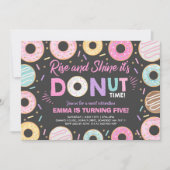 Invitation de beignet Levez-vous et brillez C'est  (Devant)