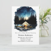 Invitation De Belles Aventures Attendent Parmi Le Baby shower (Debout devant)