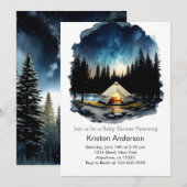 Invitation De Belles Aventures Attendent Parmi Le Baby shower (Devant / Derrière)