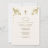 Invitation de bénédiction d'automne (Devant)