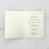 Invitation de bénédiction de mariage de convalidat (Intérieur)