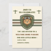 Invitation de bienvenue à la maison pour l'ours av (Devant)