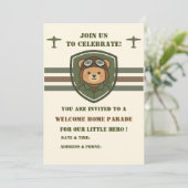 Invitation de bienvenue à la maison pour l'ours av (Debout devant)