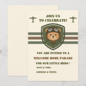 Invitation de bienvenue à la maison pour l'ours av (Devant / Derrière)