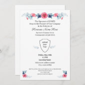 Invitation de bienvenue du conjoint militaire Télé (Devant / Derrière)