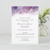 Invitation de bienvenue numérique de conjoint mili (Debout devant)