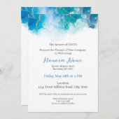 Invitation de bienvenue numérique pour conjoint mi (Devant / Derrière)