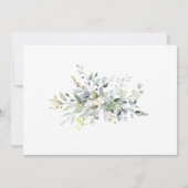 Invitation de bienvenue pour bébé : Sip and See (Dos)