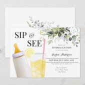 Invitation de bienvenue pour une fête de découvert (Devant / Derrière)