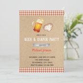 Invitation de bière et de couche (Debout devant)