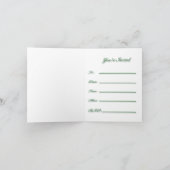 Invitation de bière verte (Intérieur)