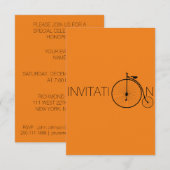 Invitation de Bike Gentleman London (Devant / Derrière)