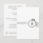 Invitation de Bike Gentleman London (Devant / Derrière)