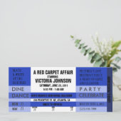 Invitation de billet d'admission [bleu] (Debout devant)