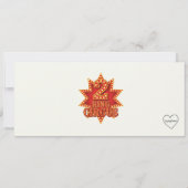 Invitation de billet d'anniversaire de 2 ans de Tw (Dos)