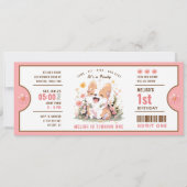 Invitation de billet d'anniversaire de Corgi Puppy (Devant)