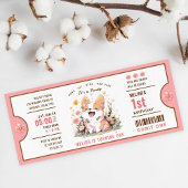 Invitation de billet d'anniversaire de Corgi Puppy