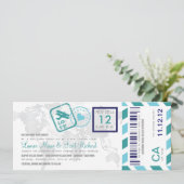 Invitation de billet d'avion Pass (Debout devant)