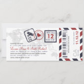 Invitation de billet d'avion Pass (Devant)