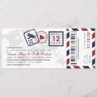 Invitation de billet d'avion Pass
