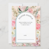 Invitation de billet de benne fleurie de Bohême