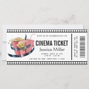Invitation de billet de cinéma