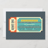 Invitation de billet de cinéma (Devant)