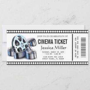 Invitation de billet de cinéma