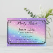 Invitation de billet de fête (Debout devant)