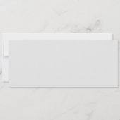 Invitation de billet de fête d'anniversaire à Pari (Dos)
