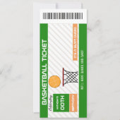 Invitation de billet de fête d'anniversaire de bas (Devant)
