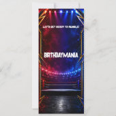 Invitation de billet de fête d'anniversaire de lut (Dos)