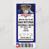 Invitation de billet de Mitzvah de barre de (Devant)