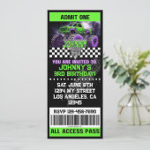 Invitation de billet de Monster Truck (Debout devant)