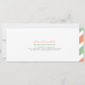 Invitation de billet de par avion de carte (Dos)