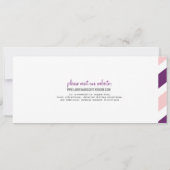 Invitation de billet de par avion de carte (Dos)